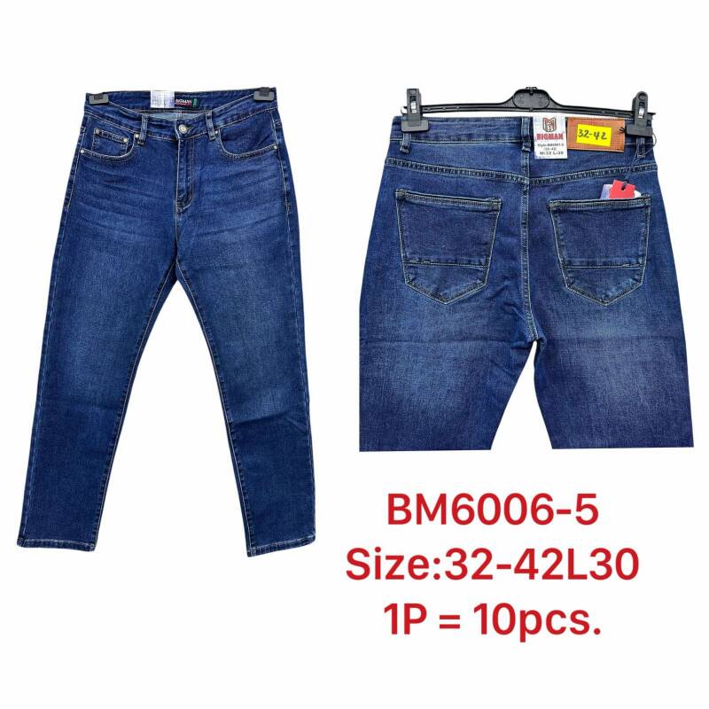 Spodnie jeansy meskie Roz 32-42, 1 Kolor .Paczka 10 szt